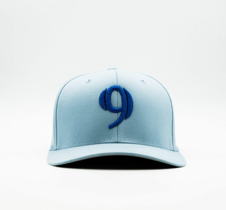 9 Series - Blue on Light Blue