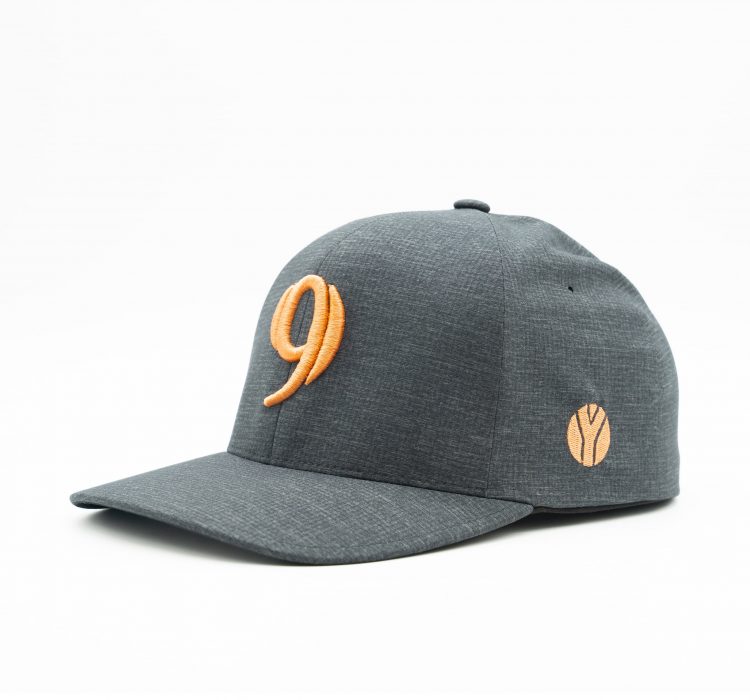 9 Series - Orange on Dark Grey
