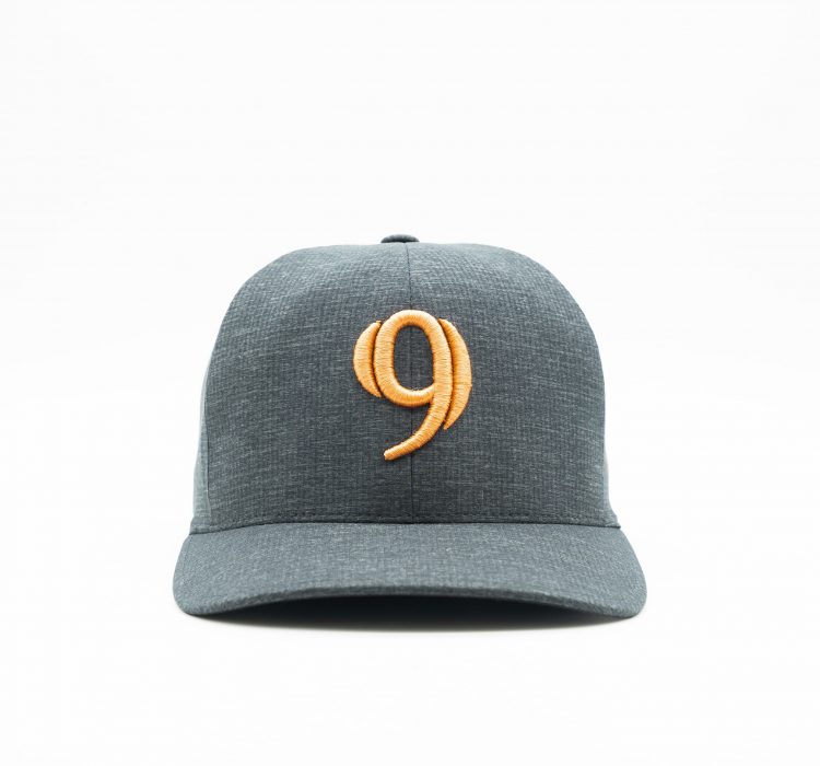 9 Series - Orange on Dark Grey
